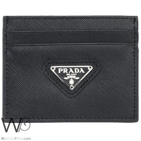 prada card holder green|Prada card holder men.